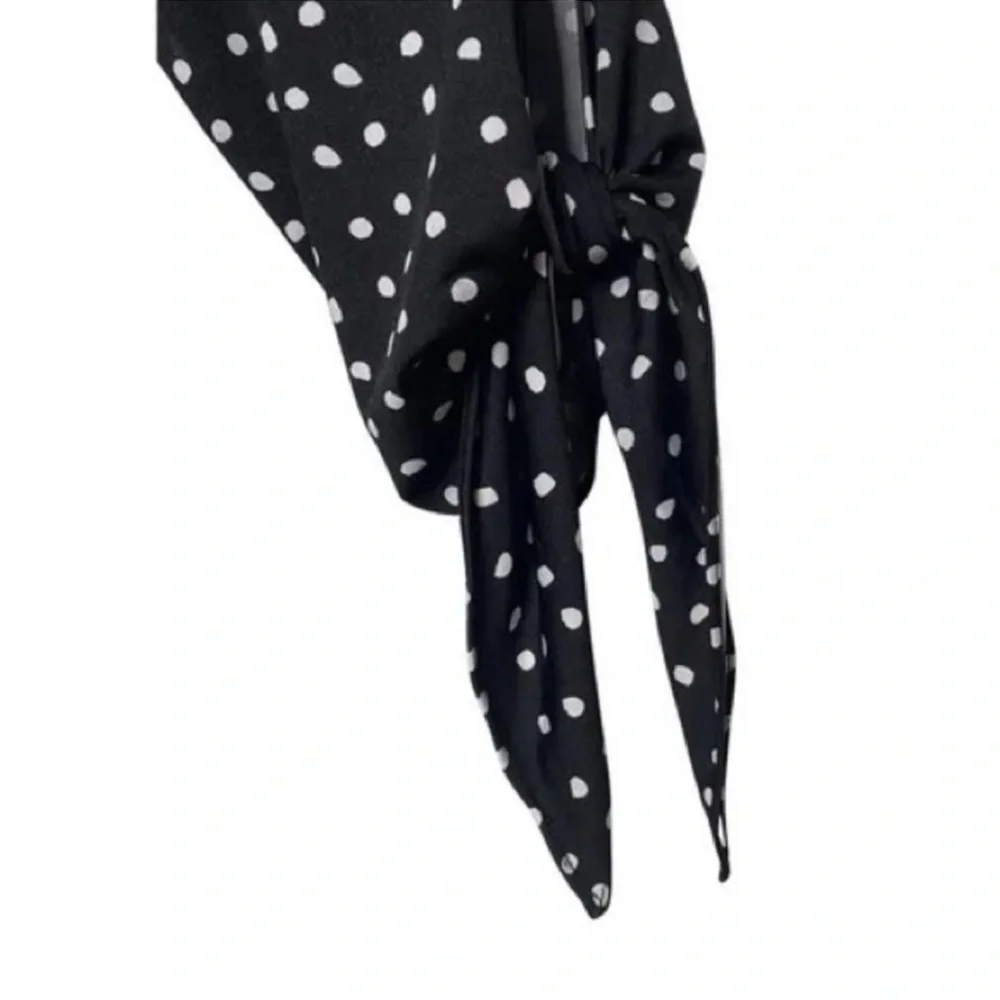 TAHARI ASL Dress Black & White Polka Dot Shift Chic Versatile Women’s Size 4 - Picture 12 of 16